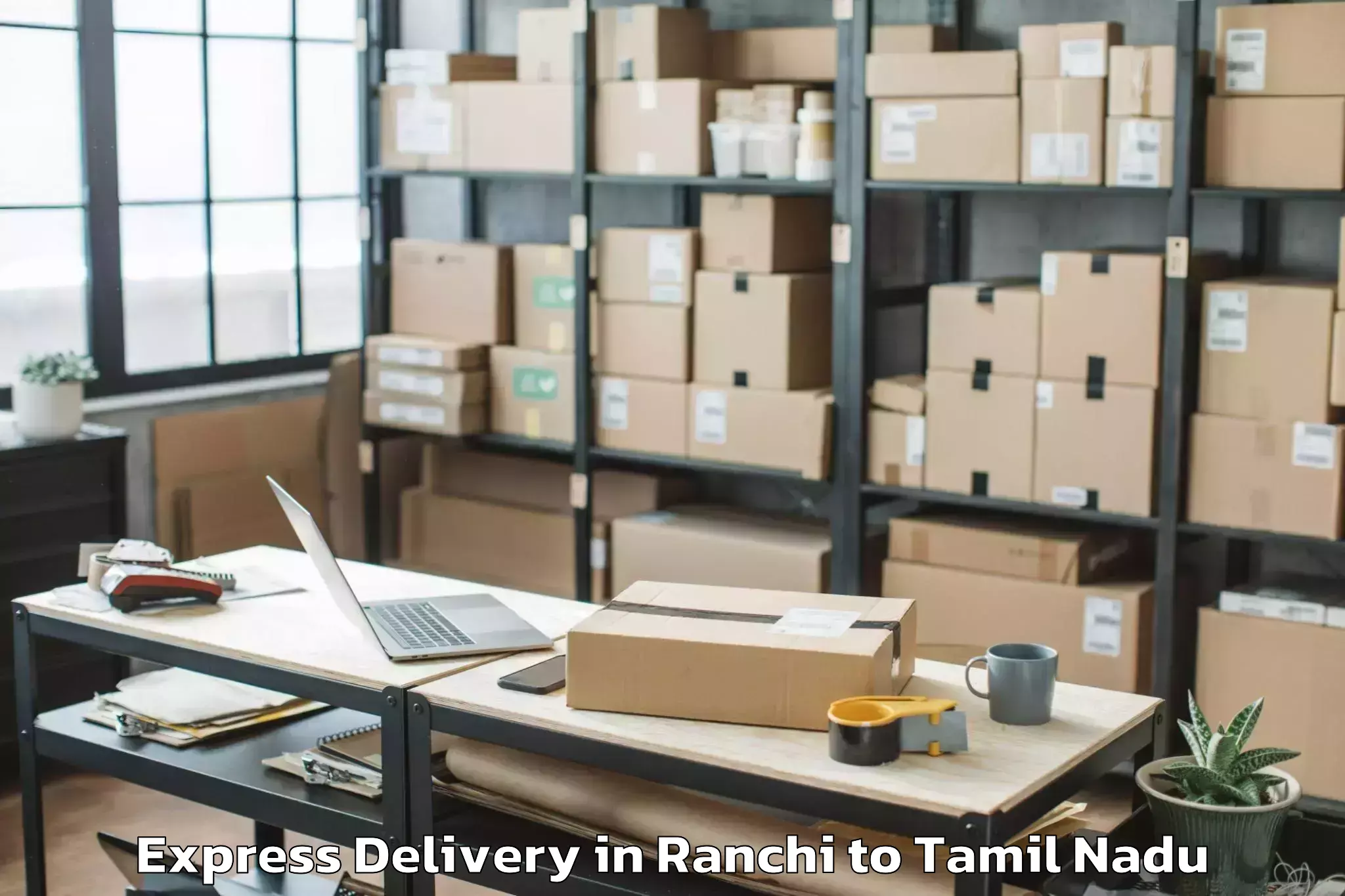 Hassle-Free Ranchi to Tirupathur Express Delivery